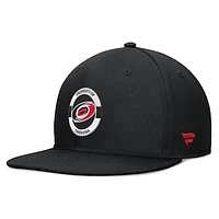 Men's Fanatics Black Carolina Hurricanes Authentic Pro Training Camp Snapback Hat