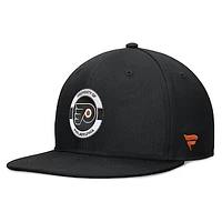 Men's Fanatics Black Philadelphia Flyers Authentic Pro Training Camp Snapback Hat