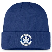 Men's Fanatics Blue Toronto Maple Leafs Authentic Pro Training Camp Cuffed Knit Hat