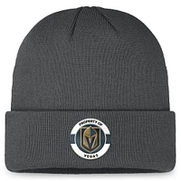 Men's Fanatics Charcoal Vegas Golden Knights Authentic Pro Training Camp Cuffed Knit Hat