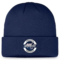 Men's Fanatics Navy Washington Capitals Authentic Pro Training Camp Cuffed Knit Hat