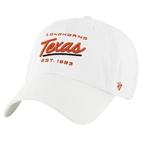 Women's '47 White Texas Longhorns Sidney Clean Up Adjustable Hat