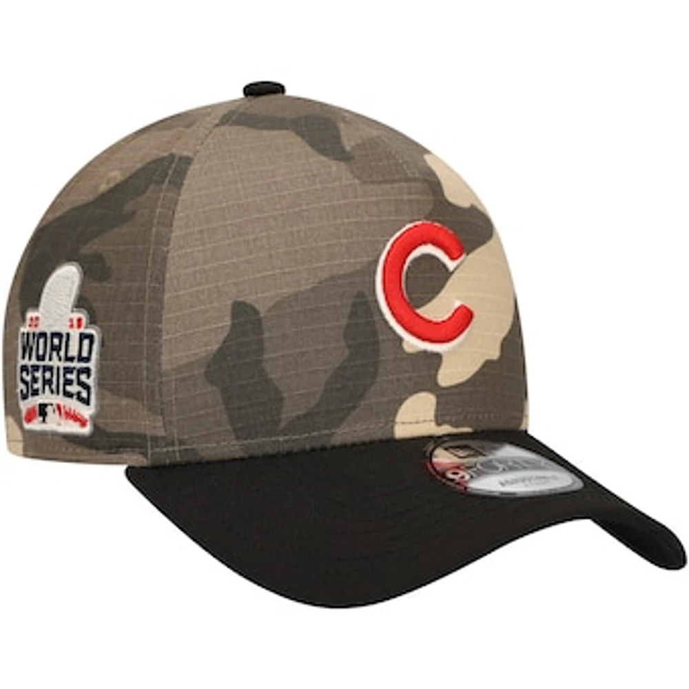 Men's New Era Chicago Cubs Camo Crown A-Frame 9FORTY Adjustable Hat