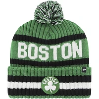 Men's '47 Kelly Green Boston Celtics Bering Cuffed Knit Hat with Pom