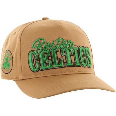 Men's '47 Tan Boston Celtics Barnes Hitch Adjustable Hat