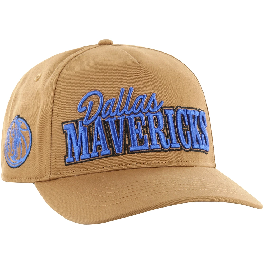 Men's '47 Tan Dallas Mavericks Barnes Hitch Adjustable Hat