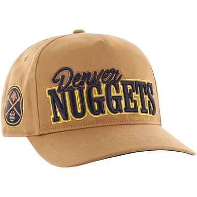 Men's '47 Tan Denver Nuggets Barnes Hitch Adjustable Hat