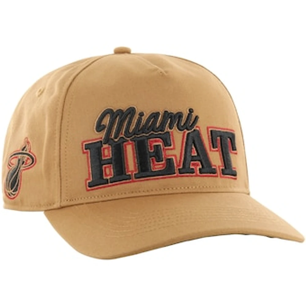 Men's '47 Tan Miami Heat Barnes Hitch Adjustable Hat