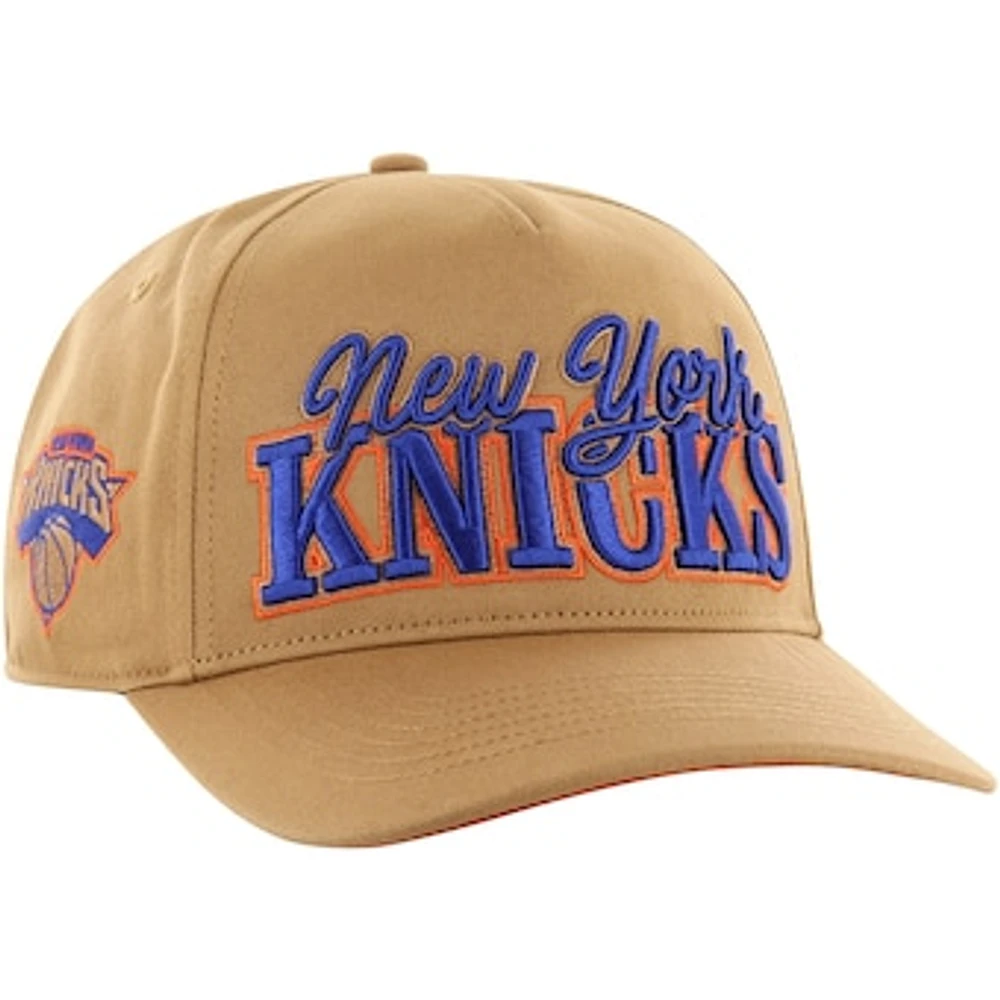 Men's '47 Tan New York Knicks Barnes Hitch Adjustable Hat