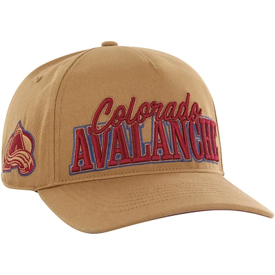 Men's '47 Tan Colorado Avalanche Barnes Hitch Adjustable Hat