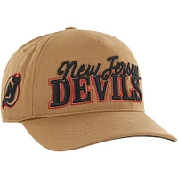 Men's '47 Tan New Jersey Devils Barnes Hitch Adjustable Hat