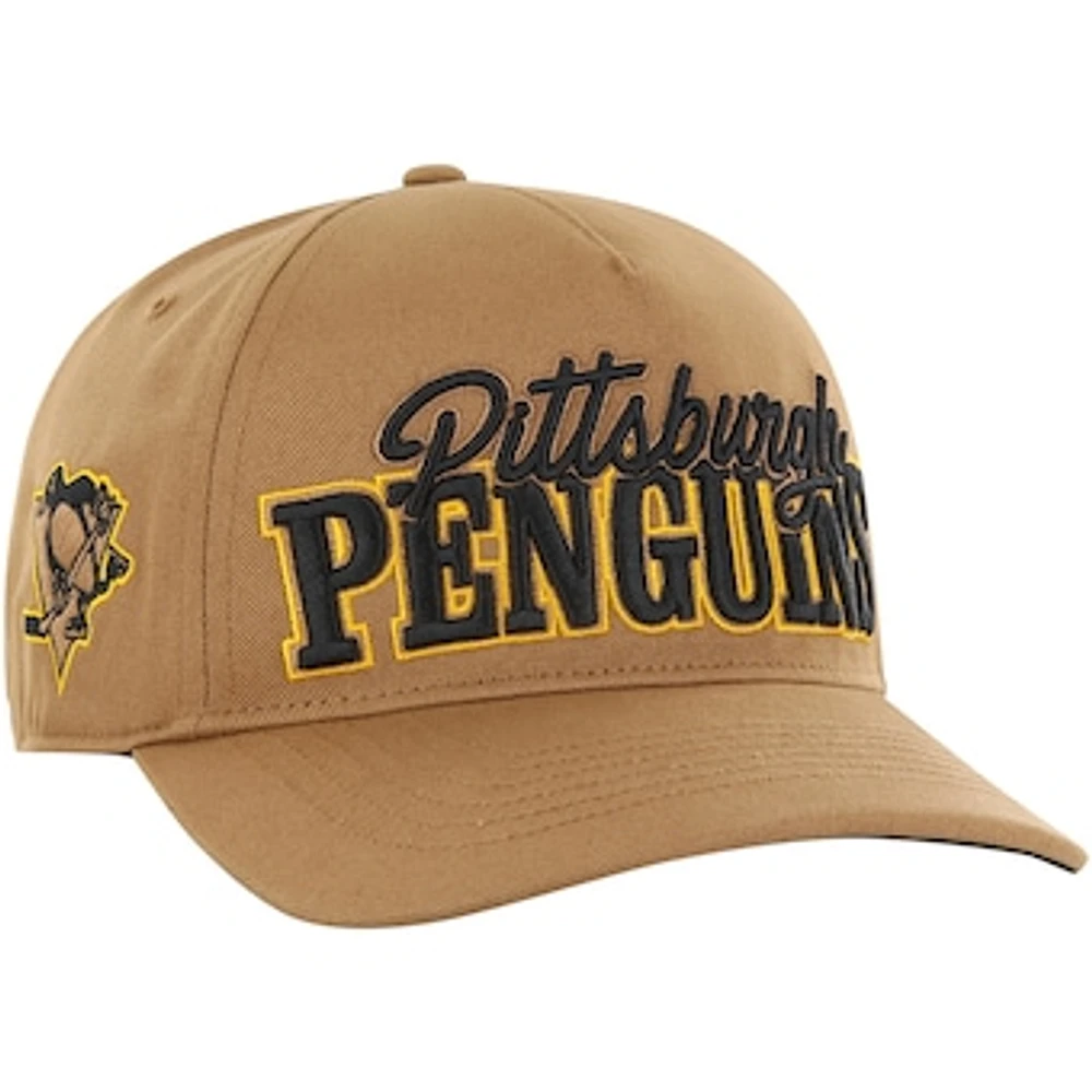 Men's '47 Tan Pittsburgh Penguins Barnes Hitch Adjustable Hat