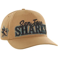 Men's '47 Tan San Jose Sharks Barnes Hitch Adjustable Hat