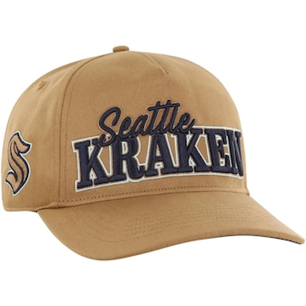 Men's '47 Tan Seattle Kraken Barnes Hitch Adjustable Hat