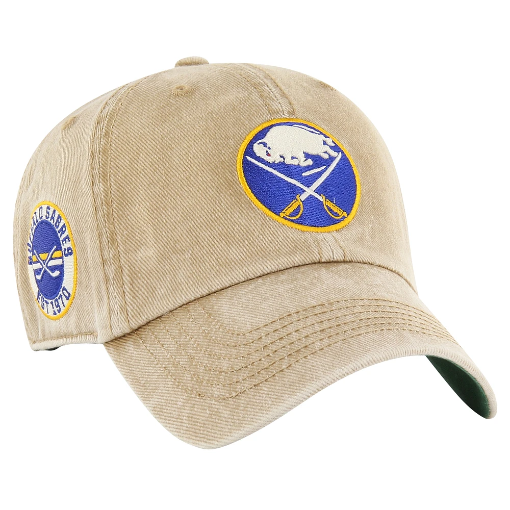 Men's '47 Khaki Buffalo Sabres  Earldor Clean Up Adjustable Hat