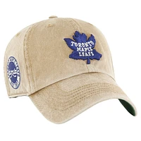 Men's '47 Khaki Toronto Maple Leafs  Earldor Clean Up Adjustable Hat