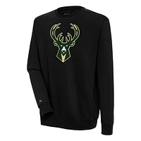 Men's Antigua Milwaukee Bucks Victory Pullover Sweatshirt