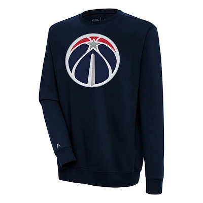 Men's Antigua  Navy Washington Wizards Victory Pullover Sweatshirt