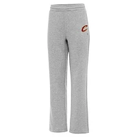 Women's Antigua  Heather Gray Cleveland Cavaliers Victory Sweatpants