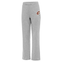 Women's Antigua  Heather Gray Cleveland Cavaliers Victory Sweatpants