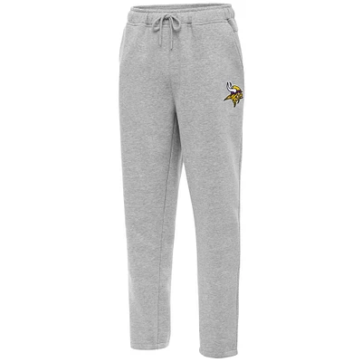 Men's Antigua  Heather Gray Minnesota Vikings Victory Sweatpants