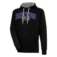 Men's Antigua Baltimore Ravens Victory Pullover Hoodie
