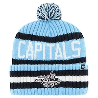 Men's '47 Light Blue Washington Capitals Cherry Blossom Bering Cuffed Knit Hat with Pom