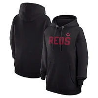 Women's G-III 4Her by Carl Banks  Black Cincinnati Reds Dot Print Pullover Hoodie