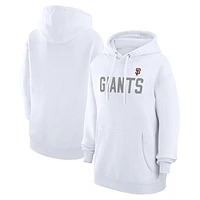 Women's G-III 4Her by Carl Banks  White San Francisco Giants Dot Print Pullover Hoodie