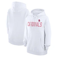 Women's G-III 4Her by Carl Banks  White St. Louis Cardinals Dot Print Pullover Hoodie