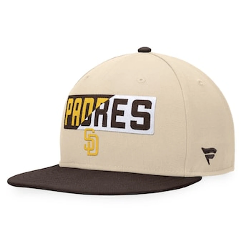 Men's Fanatics Khaki/Brown San Diego Padres Cycle Snapback Hat