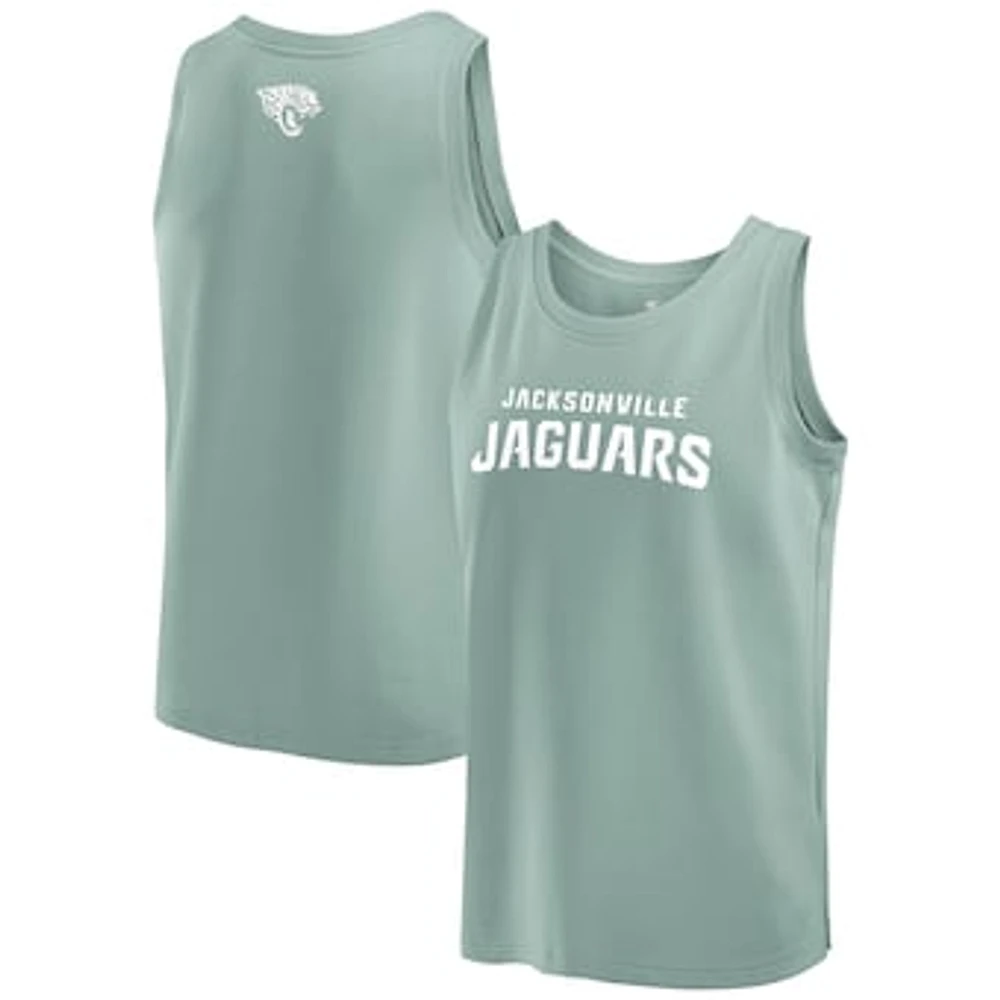 Men's Fanatics Mint Jacksonville Jaguars Elements Tank Top