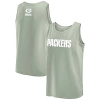 Men's Fanatics Light Green Bay Packers Elements Tank Top