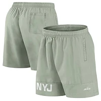 Men's Fanatics Light Green New York Jets Elements Shorts