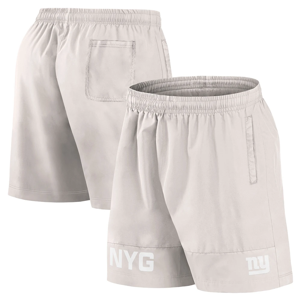 Men's Fanatics Cream New York Giants Elements Shorts