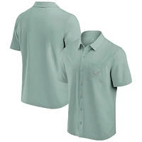 Men's Fanatics Mint Miami Dolphins Front Office Button-Up Shirt