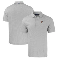 Men's Cutter & Buck  Gray/White Texas-Rio Grande Valley Vaqueros Big Tall Forge Eco Double Stripe Stretch Recycled Polo