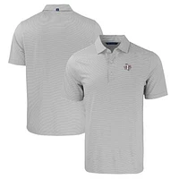 Men's Cutter & Buck  Gray/White Texas Southern Tigers Big Tall Forge Eco Double Stripe Stretch Recycled Polo