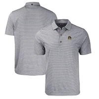 Men's Cutter & Buck  Heather Black ECU Pirates Big Tall Forge Eco Stripe Stretch Recycled Polo