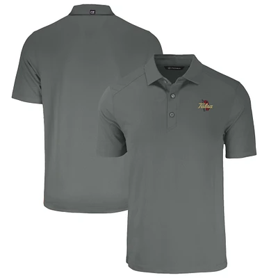 Men's Cutter & Buck Tulsa Golden Hurricane Big Tall Forge Eco Stretch Recycled Polo