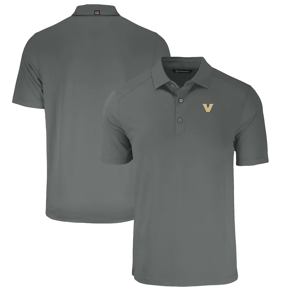 Men's Cutter & Buck Gray Vanderbilt Commodores Big Tall Forge Eco Stretch Recycled Polo