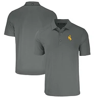 Men's Cutter & Buck Wyoming Cowboys Big Tall Forge Eco Stretch Recycled Polo