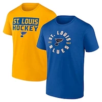 Men's Fanatics St. Louis Blues Serve T-Shirt Combo Pack