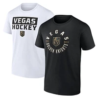 Men's Fanatics Vegas Golden Knights Serve T-Shirt Combo Pack