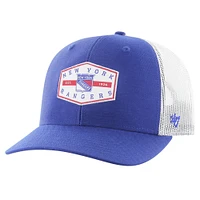 Men's '47 Blue New York Rangers Convoy Trucker Adjustable Hat