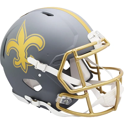 New Orleans Saints Riddell 2024 Slate Alternate Speed Authentic Helmet