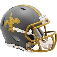 Riddell New Orleans Saints 2024 Slate Alternate Speed Mini Helmet