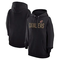 Women's G-III 4Her by Carl Banks  Black Cleveland Cavaliers Dot Print Pullover Hoodie