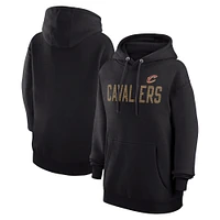 Women's G-III 4Her by Carl Banks  Black Cleveland Cavaliers Dot Print Pullover Hoodie