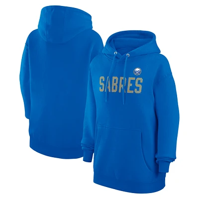 Women's G-III 4Her by Carl Banks  Royal Buffalo Sabres Dot Print Pullover Hoodie